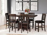Best Deals Furniture - Ashley Furniture - Haddigan Counter Height Dining Extension Table - RECT DRM Counter EXT Table - D596-42